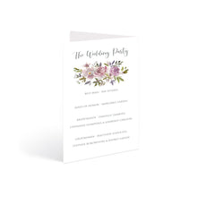 Dusty Rose Order of Service Booklets, Mauve, Dusky Pink, Pink Rose, Blush Wedding, 10 Pack