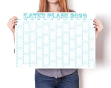 Personalised Calendar, Carnival, Study Planner, Year Wall Planner, Family Planner, University Planner, Office Planner, Memo Board, A2