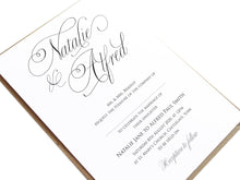 Elegant Script Wedding Invitations, Calligraphy Invitations, Classical Wedding Invites, Sophisticated Wedding, Elegant Wedding, Simple Wedding, 10 Pack