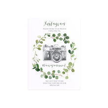 Green Leaf Instagram Sign, Watercolour Foliage, Greenery, Eucalyptus Invites, Green Wreath, Botanical Wedding, 8x10 Size
