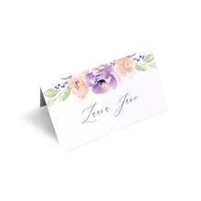 Lilac and Blush Place Cards, Seating Cards, Place Settings, Detail Cards, Purple Wedding, Lilac Wedding, Blush