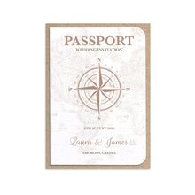 Vintage Passport Wedding Invitations, Boarding Pass Invite, Wedding Abroad, Destination Wedding, Travel Wedding, Plane Ticket Invite, 10 Pack